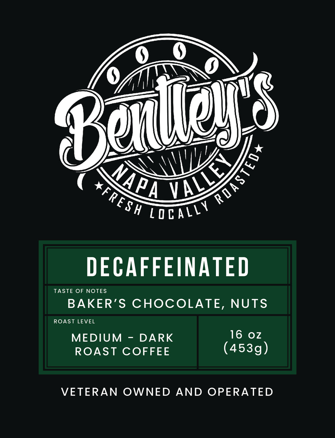 Decaffeinated Coffee - Medium / Dark Roast