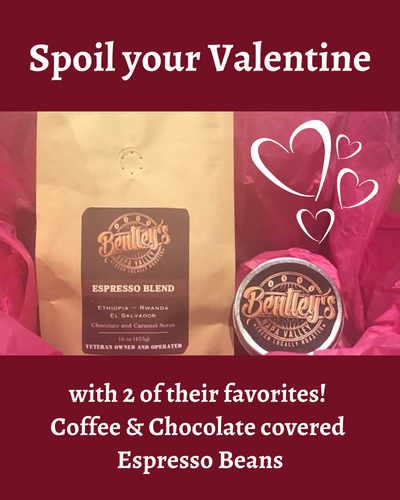 VALENTINE'S DAY GIFT SET: COFFEE & CHOCOLATE ESPRESSO BEANS